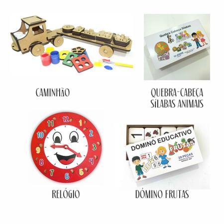 Kit educativo brinquedos e jogos pegagogicos aprendendo idiomas e