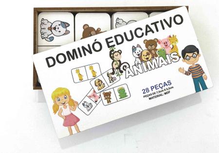 Dominó dos Animais: baixe material gratuito