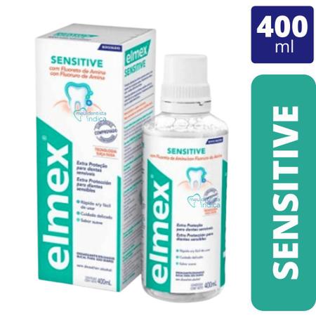 Imagem de Kit Elmex Sensitive  Enxaguatório + Creme dental