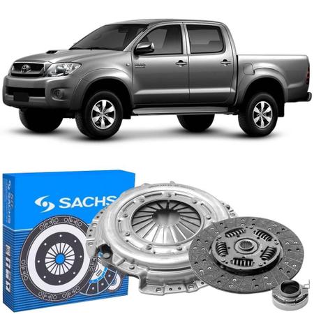 Imagem de Kit Embreagem Toyota Hilux 2.5 3.0 2005 a 2015 Sachs