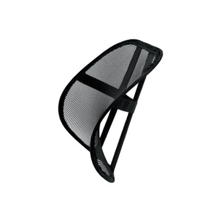 Imagem de Kit encosto lombar 3 unidades carro uber táxi com massageador corretor postural ergonomico preto