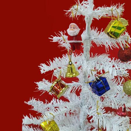 Imagem de Kit Enfeite Natal Wincy 06 Papai Noel Mini 5 Cm Árvore Natal