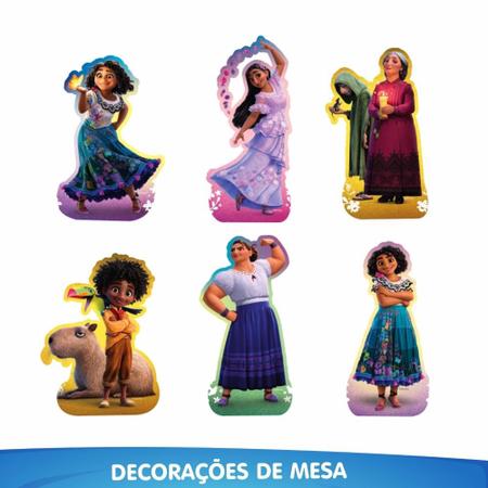 Imagem de Kit Enfeites Painel Adesivos Display Disney Encanto Personagens Temático Decorativo