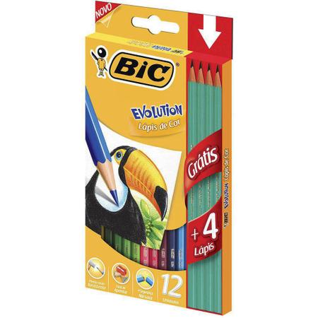 Imagem de Kit Escolar Bic Colorir Dura Mais Com 20 Peças