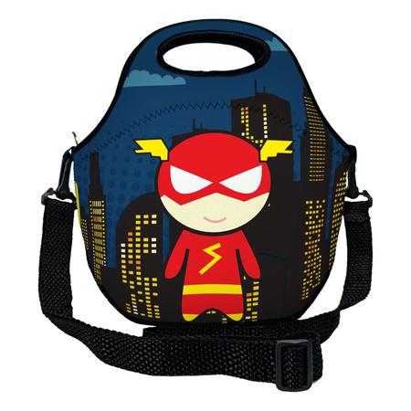 Kit Escolar Infantil Mochila de Costas + Lancheira Térmica + Necessaire Plus + Squeeze de Alumínio ISOPRENE Super Velocista Imagem de Kit Escolar Infantil Mochila de Costas + Lancheira Térmica + Necessaire Plus + Squeeze de Alumínio ISOPRENE Super Velocista
