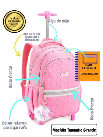 Imagem de Kit Escolar Unicórnio Basic Mochila + Lancheira + Estojo RS