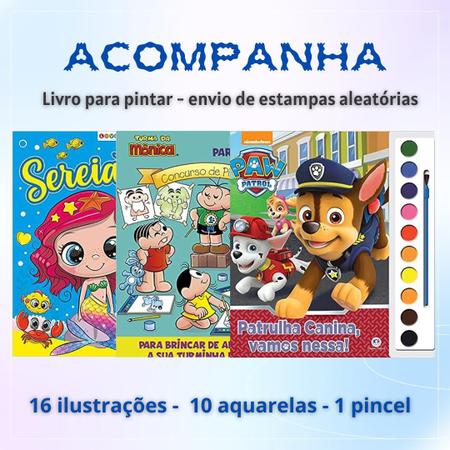 Livrinho para Colorir do Patrulha Canina Página 1 - Fazendo a Nossa Festa