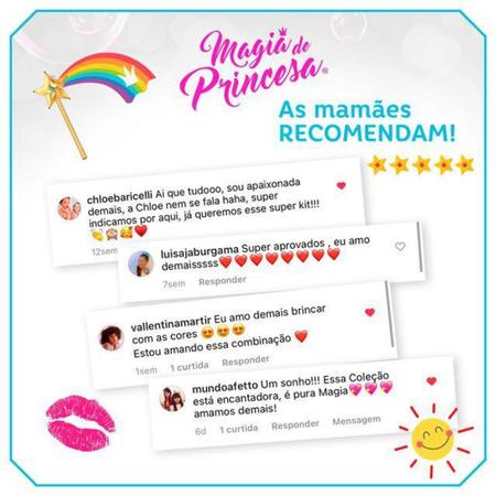 Kit Maquiagem Infantil Magia Princesas Séllus