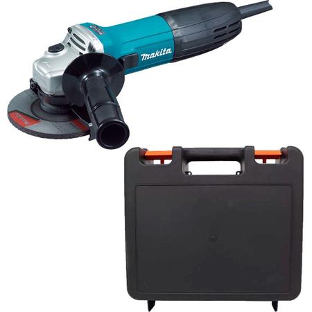 Imagem de Kit Esmerilhadeira Angular 720 Watts GA4530 Makita e Maleta para Ferramentas