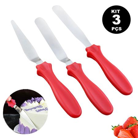 Kit Jogo Confeiteiro 8 peças Saco com Bico e Espátula alisadora Inox Bolo  Confeitar Conjunto Decoração - Insta Home - Utensílios para Confeitaria -  Magazine Luiza