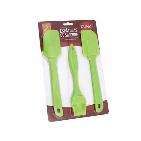 Imagem de Kit Espatulas Silicone 3pcs Clink Ck1283