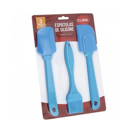 Imagem de Kit Espatulas Silicone 3pcs Clink Ck1283