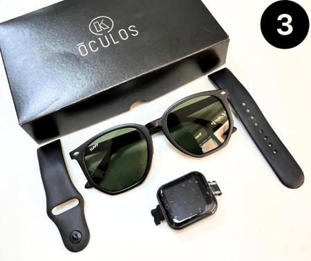 Imagem de Kit especial dia dos pais (oculos de sol + relógio smart watch)