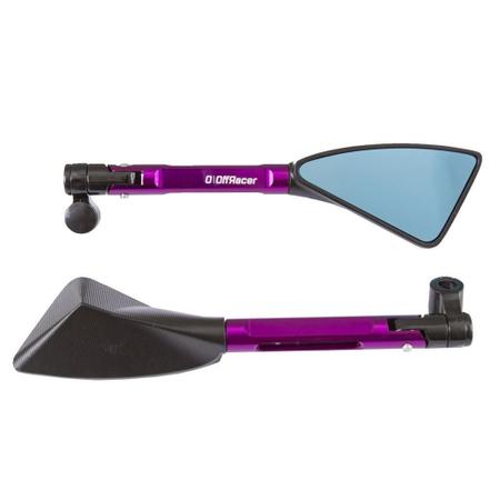 Imagem de Kit Espelho Retrovisor Manete Embreagem Freio Nmax 160 Roxo