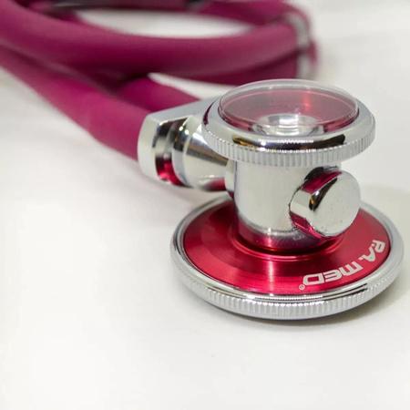 Kit Estetoscopio Duplo + Aparelho De Medir Pressão Arterial Esfigmomanometro + Estojo - P. A. MED Imagem de Kit Estetoscopio Duplo + Aparelho De Medir Pressão Arterial Esfigmomanometro + Estojo