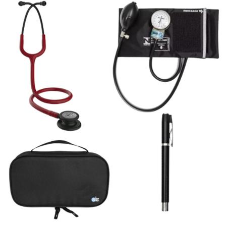 Imagem de Kit Estetoscopio Littmann + esfigmo + case + Laterna - Cores Variadas