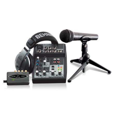 Imagem de Kit Estudio Behringer Podcastudio 2 Usb