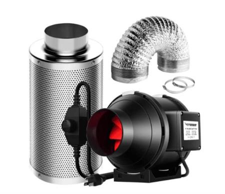 Imagem de Kit Exaustor Com Filter e Dutos 150mm 220V