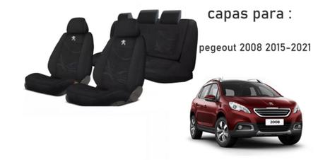 Imagem de Kit Exclusivo Peugeot 2008 2015-21 +(Capa Volante) + Chaveiro