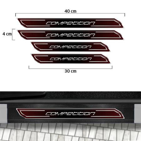 Imagem de Kit Faixa Lateral C4 Competition + Soleira Protetora Porta