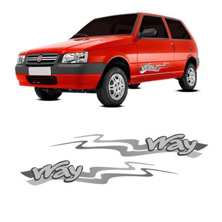 Adesivo Fiat Uno Sporting 2013 Faixa Lateral Carro Uns2013