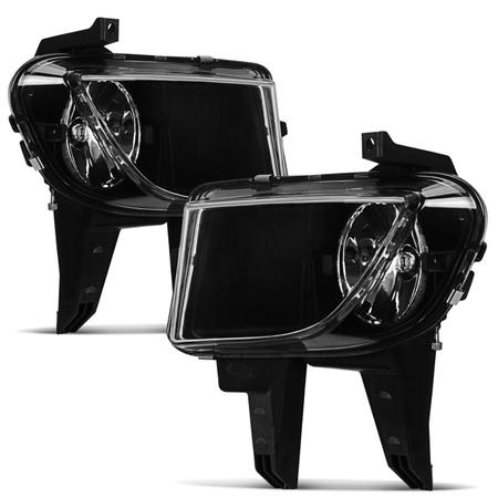 Imagem de Kit Farol Milha Celta Prisma 2012 2013 + Par Lâmpadas Super LED Headlight HB4 6000K