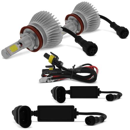 Imagem de Kit Farol Milha New Civic 2009 2010 2011 Auxiliar Neblina + Par Lâmpadas Super LED 6000k