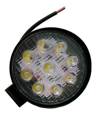 Imagem de Kit Farol Milha Off Road Troller Jeep Pickup 9 Led Redondo