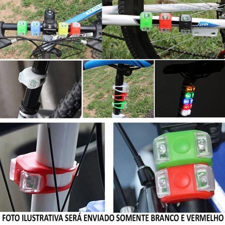 Imagem de Kit Farol para Bicicleta 2 Peças Traseiro e Dianteiro CBRN01811