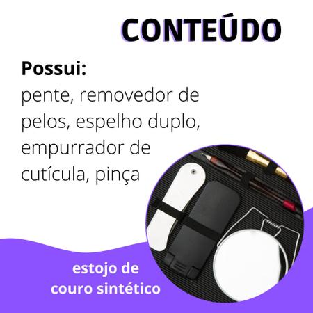 Imagem de Kit Feminino Para Presentes 15 Peças Mais Estojo - Preto