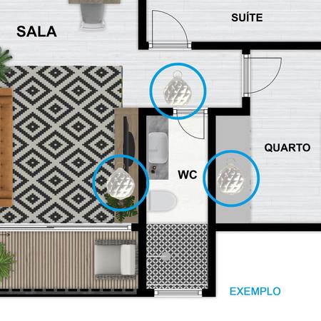 Imagem de Kit Feng Shui Completo - Tratamento das Energias do Banheiro 3 Cristais Desbloqueie sua vida Corrigindo as Energias do Banheiro