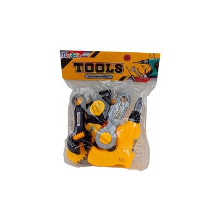 Imagem de Kit Feramentas infantil oficina tools amarelo - Dute Toys