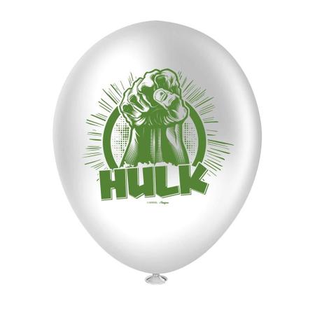 Imagem de Kit Festa 26Pçs Decoração Hulk Painel + 25 Bexigas temáticas
