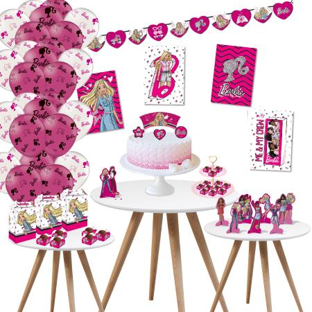 Kit Festa Barbie Decoração Festa Infantil Aniversario 90 UN - festcolor -  Kit Decoração de Festa - Magazine Luiza