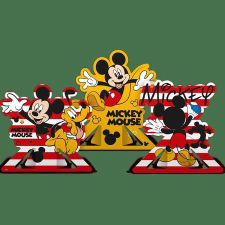 Imagem de Kit festa completo 107 pçs decoração Mickey Mouse Festa