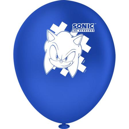 Imagem de Kit festa Completo 26 pçs Decoração Sonic Aniversário