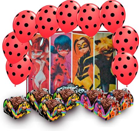 Kit Decorativo Ladybug Core - Regina