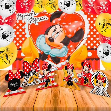 Imagem de Kit festa completo decoração Minnie Mouse aniversário