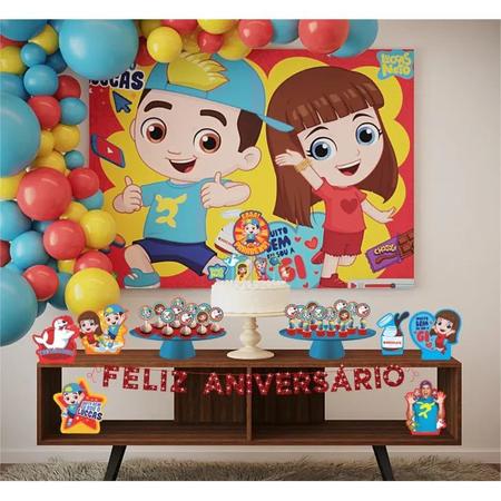 Display para decoração de festa com o tema Luccas Neto, Tudo para sua  festa infantil!