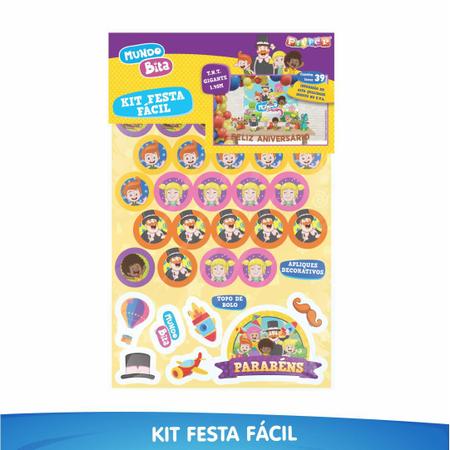 Kit Festa Decoração Monta Fácil Pronta Aniversário Infantil - Piffer - Kit  Decoração de Festa - Magazine Luiza