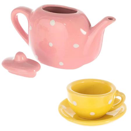 Jogo de chá infantil de porcelana  Toy tea set, Porcelain tea set