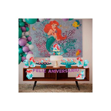 Topo de bolo princesa Ariel topper decoração festa aniversár - piffer -  Topo de Bolo - Magazine Luiza