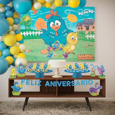 Kit Festa Fácil Flork Meme Aniversário Criança Infantil - Piffer - Kit  Decoração de Festa - Magazine Luiza