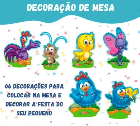 Kit Festa Fácil Flork Meme Aniversário Criança Infantil - Piffer - Kit  Decoração de Festa - Magazine Luiza