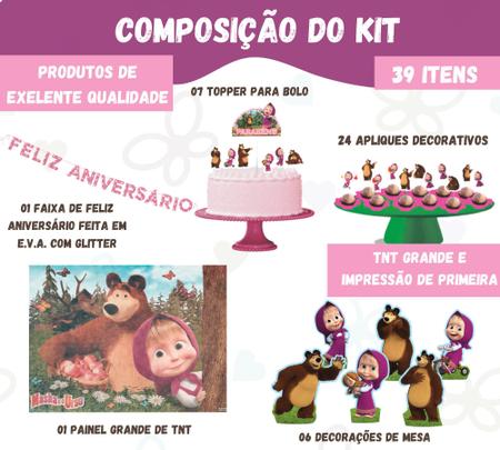 Kit Festa Pronta Decoração Flork Boneco Palito - 39 unid - piffer - Kit  Decoração de Festa - Magazine Luiza