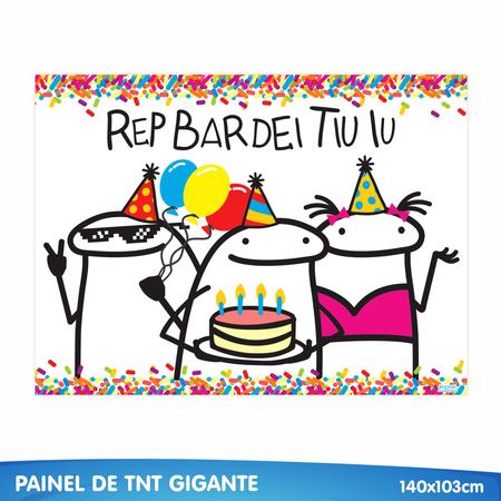 Painel de Festa em EVA Meme Menino Flork Para Aniversário