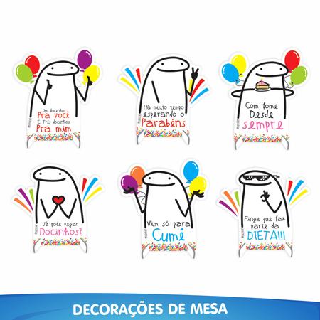 Kit Festa Fácil Flork Meme Aniversário Criança Infantil