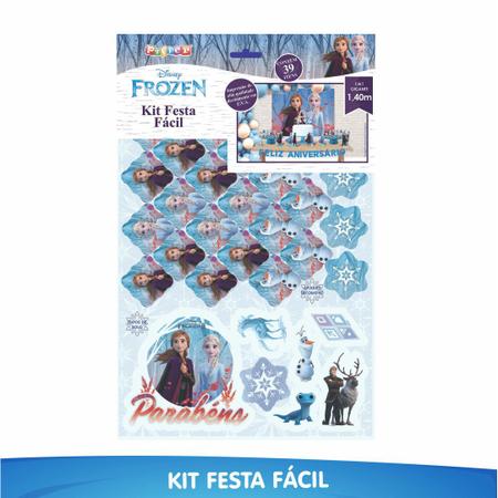 Kit Festa Fácil Frozen Aniversário Criança Infantil - Piffer - Kit  Decoração de Festa - Magazine Luiza