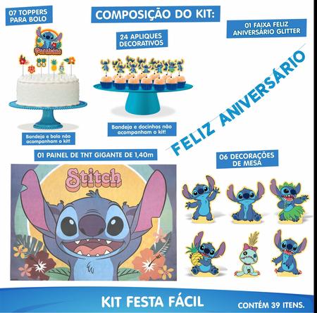 Imagem de Kit Festa Fácil Stitch Disney Decoração Aniversário