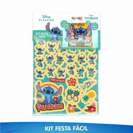 Kit Festa Pronta Decoração Stitch Lilo Disney - 39 unid - piffer - Kit  Decoração de Festa - Magazine Luiza